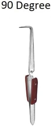 Fiber Grip Soldering Tweezers Set – 3 Pack Cross Lock Tweezers for Jewelry Making, Electronics, Watch Repair, Glasswork, Precision Soldering – Heat Resistant Tool Kit