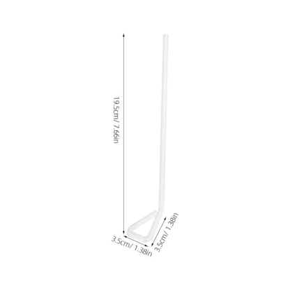 Veemoon Glass Cell Spreader Rods, 4pcs Labs Transparent Coating Rods Petri Dish Coating Bars Professional Reusable Cell Diffuser Bars - Smooth Edges Anti-Scratch Agar - Science Lab Experiment Tools