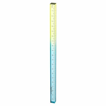 HARFINGTON Acrylic Clear Straight Rulers 20cm Metric,Blue Yellow - color: Blue Yellow, size: 20cm