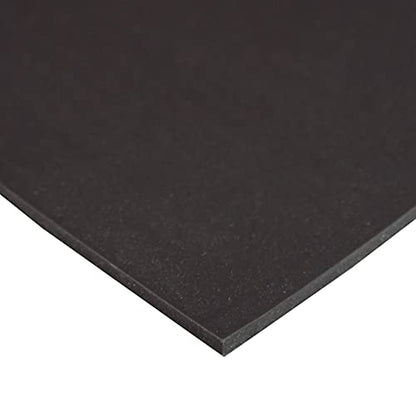 Exactly Rubber - Commercial Grade Silicone Sheet, 60A Durometer Silicone Mat, -80 to 450°F Temperature Resistant Rubber Mat, Rubber Sheet with 350% Elongation, Made in the USA, 1/16 x 12” x 36”, Black - color: Black, size: 1/16 x 12 x 36