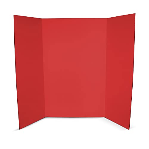 Flipside Products 36” x 48” Foam Project Boards for Presentations, Science Fair, School Projects, Event Displays and Trifold Picture Board - Red 3/16'' Thick - 3 Pack - color: Red, style: 3 Pack