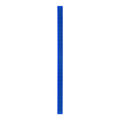 HARFINGTON Whiteboard Magnetic Ruler 29cm Metric Blackboard Straight Rulers Office Measuring Tools, Deep Blue - color: Deep Blue
