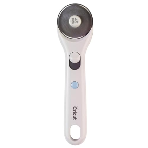 Cricut Rotary Cutter - Rotary Cutter for Fabric, Sewing and Quilting Projects - Compatible For Both Right- and Left-Handed Use - [45mm] - style: 45MM