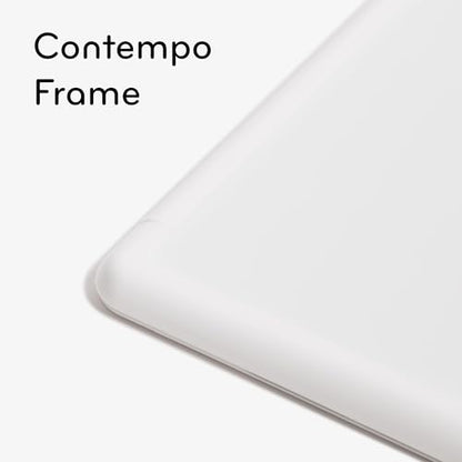 U Brands Contempo Magnetic Small Whiteboard, 8.5” x 11”, White Modern Frame, Mini White Board for Students, Fridge and Locker Dry Erase Board, Includes Marker & Magnet - style: 1 Board + 1 Marker + 1 Magnet