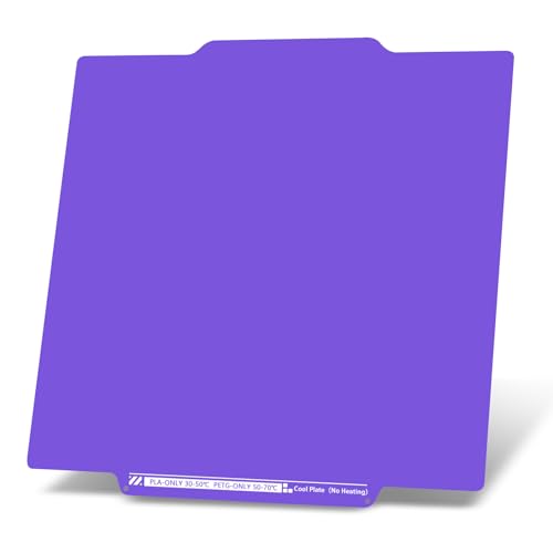 Cool Build Plate for Flashforge Creator 5/Creator 5 Pro No Heating No Glue - color: Purple