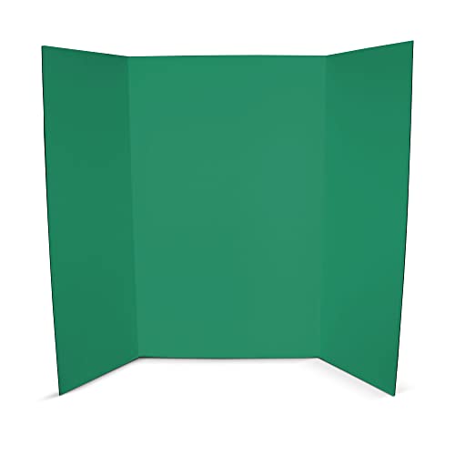 Flipside Products 36” x 48” Foam Project Boards for Presentations, Science Fair, School Projects, Event Displays and Trifold Picture Board - Green 3/16'' Thick - 10 Pack - color: Green, style: 10 Pack