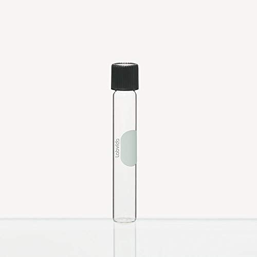40pcs 10ml Serological Test Tubes with Black Bakelite Screw Caps - color: 40pcs of Vol.10ml with black screw caps