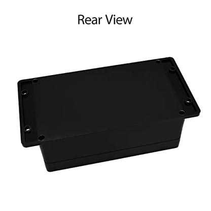 Junction Box IP65 Waterproof Dustproof ABS Plastic Universal Electric Project Enclosure with Fixed Ear Black 6.2x3.5x2.5 inch (2pc) - size: 6.2"x3.5"x2.5"(2 pack)