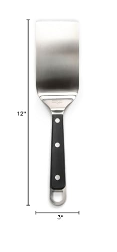 Fox Run Medium Turner/Spatula, Stainless Steel, 12-Inch, Metallic - style: Stainless Steel Meadium Turner