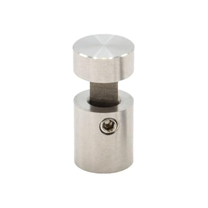 OUTWATER Sign Standoff 1/2" Diameter x 1/2" Barrel Length Brushed Stainless Finish Eco Easy Edge It No Drill Standoff Pack of 4 - size: 4 Piece Pack