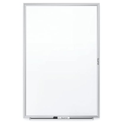 Quartet Whiteboard, Non-Magnetic Dry Erase White Board, 6' x 4', Total Erase, Silver Aluminum Frame (S537) - color: Silver, size: 72"W x 48"H