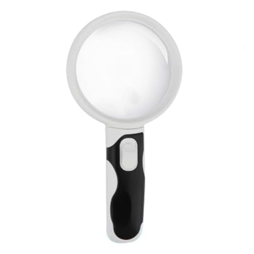 Rongon Magnifying Glass with Light Handheld Magnifier（5X） - size: 1 Lens (5X)
