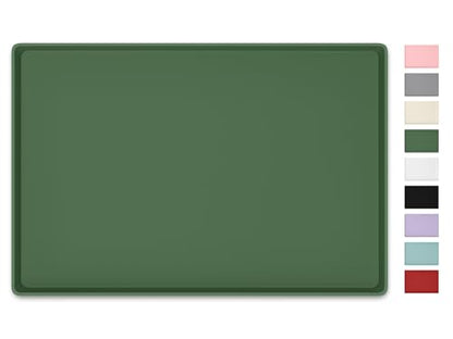 Silicone Art Mat for Crafts, 16" x 24" Waterproof Non-Slip Painting Mat - color: Green, size: 16" x 24"