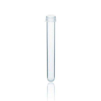 Plastic Test Tubes with Caps, 50pcs Dia.16x125mm | 25ml, Nature Colored Test Tubes with Lids, LVI001 - style: Nature color