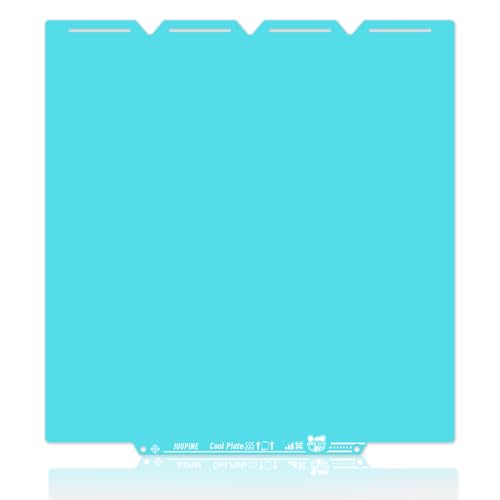 New Upgraded OMG Cool Plate for Snapmaker U1 3D Printer, 276x293mm Thicker Magnetic U1 Build Plate with Supertack Smooth Surface, Easy Release 3D Printer Hotbed for PLA PETG Printing - size: 276x293mm for U1