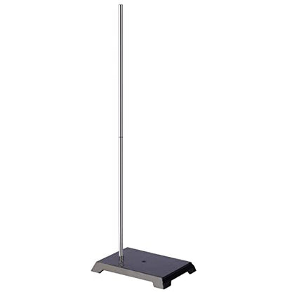 stonylab Lab Stand, 8 x 5 inch Cast Iron Support Ring Stand with 22.44 inch Rod for Laboratory