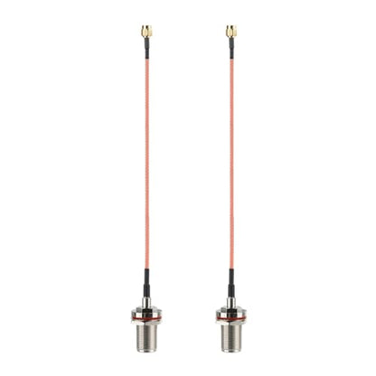 Superbat SMA to N Adapter Coaxial Cable 6inch (2Pcs) Low Loss RG316 SMA Male to N Female Bulkhead Coax Jumper for 3G/4G/LTE Lora Gateway Hotspot Radio ADS-B Receiver - size: 15cm/6inch, style: sma male to n female