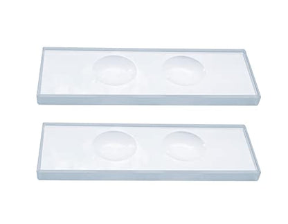 MUHWA Microscope Slide Double Concave, 5mm Thick (1)