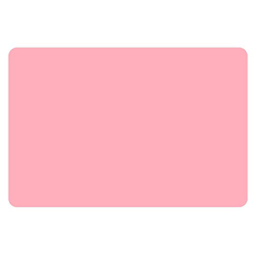 Gartful Makeup Mat for Vanity, 23.6"x15.7" Pink Silicone Mat, X-Large Silicone Sheet for Crafts, Art, Resin Epoxy, Jewelry Casting Molds, Reusable Nonstick Countertop Protector, Multipurpose Table Mat - color: Pink, size: 15.7" x 23.6"