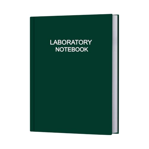Lab Notebook/Laboratory Notebook - (.25" Grid Format), Laboratory Notebook Quad Ruled Science Lab Book with Grid Pages: Table of Contents for Chemistry, Physics, Biology, 8" x 10", Green - style: Green