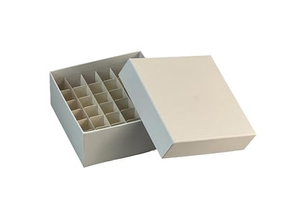 Cardboard Cryogenic Tubes Storage Box Cryobox and Dividers 5ml 36well Pack of 4 - size: 5ML-36 Wells