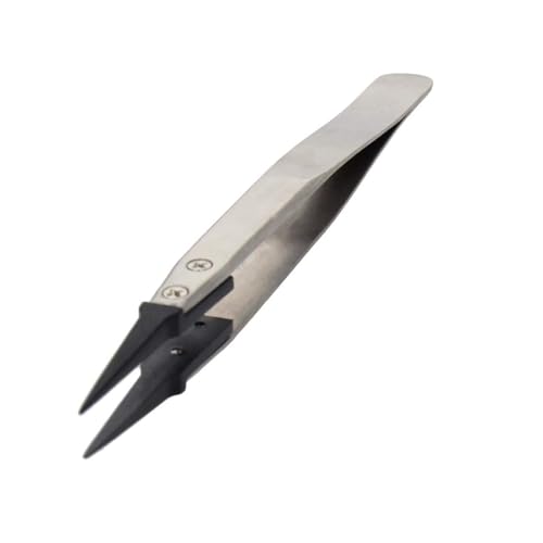 Utoolmart ESD-259A Precision Anti-Static Tweezers - color: 1pcs, size: ESD-259A
