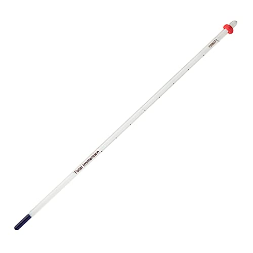 SP Bel-Art Immersion Mercury Thermometer - Liquid-In-Glass, Organic Liquid Laboratory Glass Thermometer