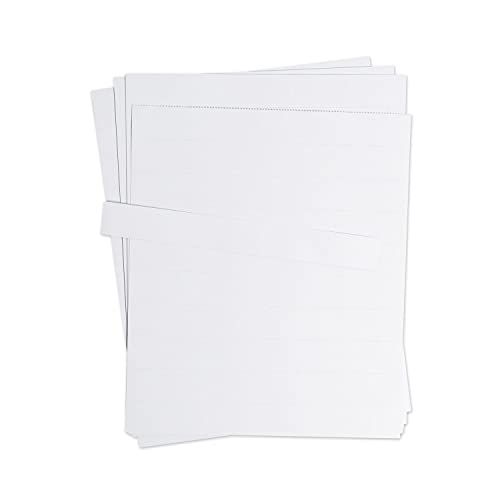 U Brands Magnetic Card Holder Paper Insert Refill, Data Cards, 1", White, 10 Pack - color: White, size: 1''