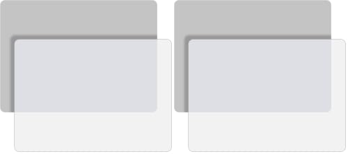 LEOBRO Silicone Mats for Crafts, 2 Pcs 11.69" x 8.26" Silicone Mats for Resin, Paint Clay Play Dough Mat, DIY Arts and Crafts, Light Gray & Clear (Pack of 2) - color: Translucent & Light Gray, size: 11.7" x 8.3" (Pack of 2)