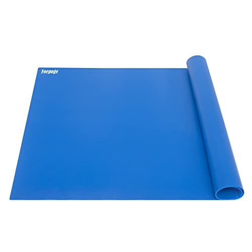 36.2" x 24" Extra Large Silicone Mat for Epoxy Resin, Nonstick Crafts Mats - color: Dark Blue, size: 36.2" x 24"