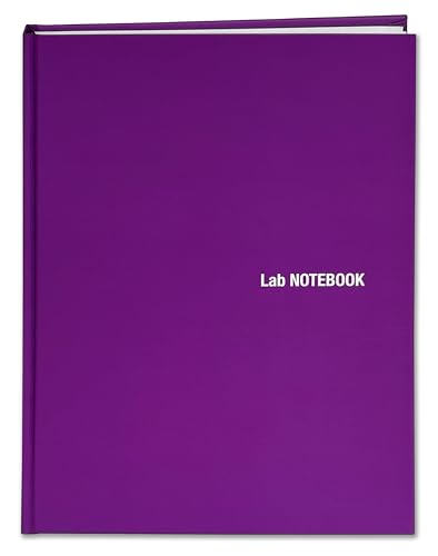 BookFactory Purple Lab Notebook, Laminate Hardbound, 100 Pages - color: Purple