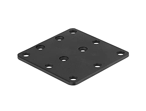 ARKON Mounts SP92AMPSPLATE Square Mounting Backer Plate Adapter with 4-Hole AMPS Drill-Base Pattern