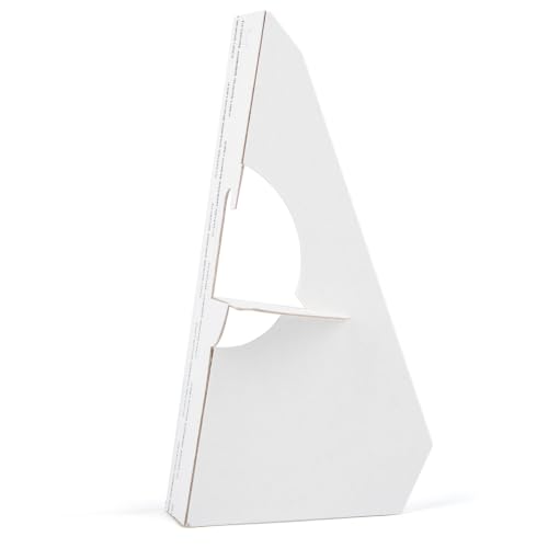 Lineco Single Wing Self-Stick Easel Backs, Size 7", White, Pack of 25 - color: White, size: 7"