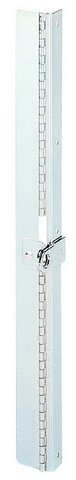 Durham Steel Locking Hinge for Small Slide Racks, 312, 1-1/4" Width x 13-1/2" Height, Chrome Plated Finish