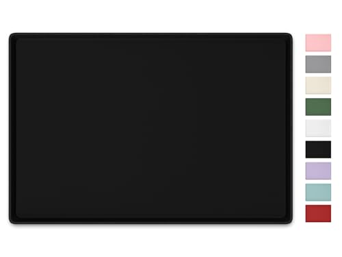 Silicone Art Mat for Crafts, 16" x 24" Waterproof Non-Slip Painting Mat - color: Black, size: 16" x 24"