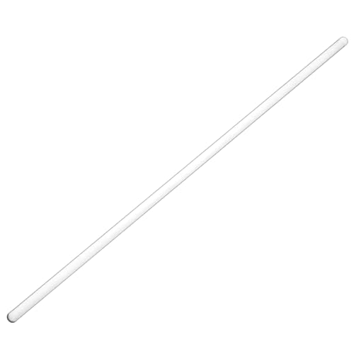 QWORK 12-Inch U Glass Stirring Rods - 24 Pack, Smooth Round Ends, Borosilicate Glass Stir Stick, 6mm Diameter