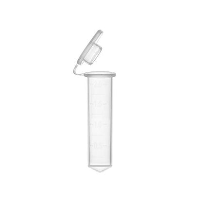 EISCO Pack of 500 Microcentrifuge Tubes, 2mL Capacity, Graduated, Leak Proof, Polypropylene