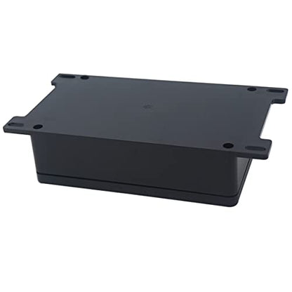Junction Box, Zulkit Project Box Waterproof Dustproof IP65 ABS Universal Electrical Boxes Enclosure with Fixed Ear Black 5.91 x 3.94 x 1.73 inch (150 x 100 x 44 mm)(Pack of 1) - size: 5.91" x 3.94" x 1.73"(Pack of 1)