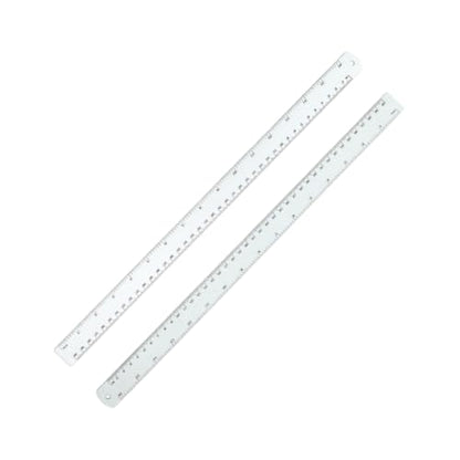 Unjoo Stainless Steel Ruler, 2-Pack, 16 Inch/40 cm Dual Scale Ruler - size: 16 inch 2 pack