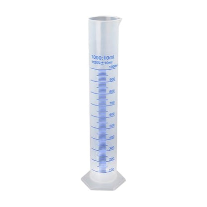 GSHLLO 100ml Plastic Graduated Cylinder Transparent Measuring Cylinder Science Measuring Tube Liquid Graduated Tool Lab Graduated Tube Clear Scientific Measuring Tool