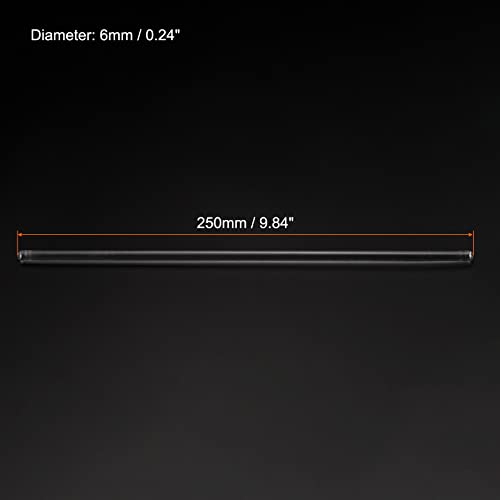 MECCANIXITY 3.3 Borosilicate Glass Stick 9.84" Length 6mm Dia Stir Rod,3Pcs