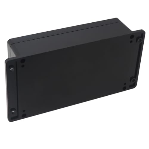 Project Box IP65 Waterproof Junction Box ABS Plastic Electrical Boxes DIY Electronic Project Case Power Enclosure with Fixed Ear 7.87x4.72x2.2 inch (200 x 120 x56 mm) - color: Black, size: 7.87"x4.72"x2.2"
