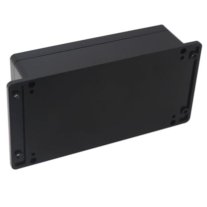 Project Box IP65 Waterproof Junction Box ABS Plastic Electrical Boxes DIY Electronic Project Case Power Enclosure with Fixed Ear 7.87x4.72x2.2 inch (200 x 120 x56 mm) - color: Black, size: 7.87"x4.72"x2.2"