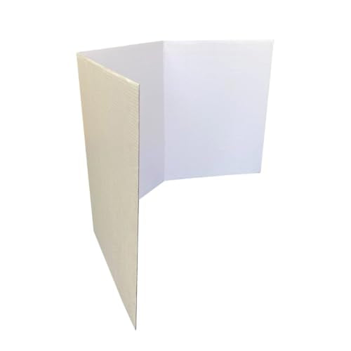 Tri-Fold Project Board 14 x 33 - color: White, size: 14" x 33", 1 Pack