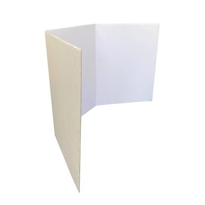 Tri-Fold Project Board 14 x 33 - color: White, size: 14" x 33", 1 Pack