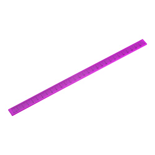 HARFINGTON Whiteboard Magnetic Ruler 29cm Metric Blackboard Straight Rulers Office Measuring Tools, Rose Red - color: Rose Red