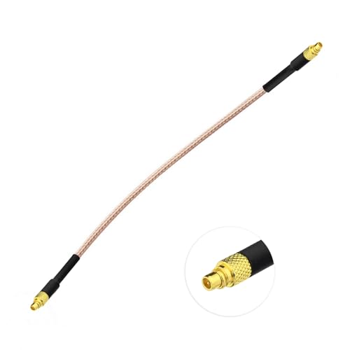 BINGFU MMCX Male to MMCX Male RG178 Coaxial Jumper Cord Cable Adapter Converter 5.9inch for PFV RC Parts