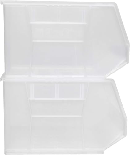 Akro-Mils 30270 AkroBins Plastic Storage Bins, 18"x16"x11", Clear, 3-Pack - color: Clear