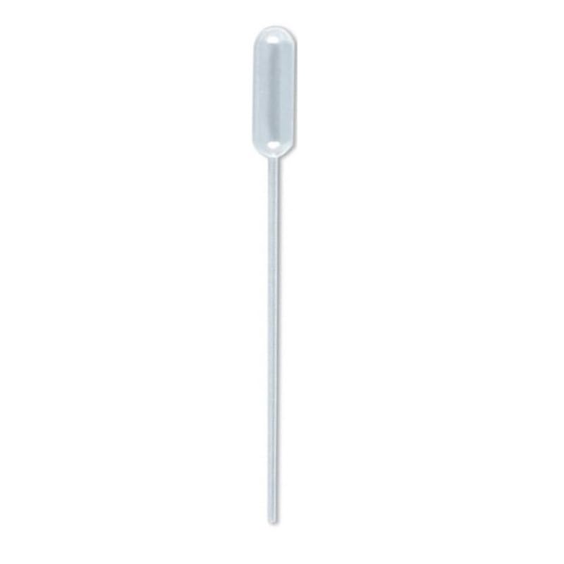 Sterile Non-Graduated Narrow Fine Stem Transfer Pipettes 3.5 mL (0.12 oz) - 24 Pack