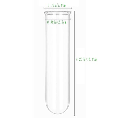 YIBOT Plant Propagation Glass Test Tubes Accessories